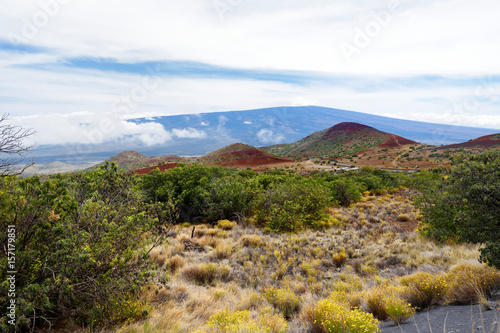 Breathtaking view of Mauna Loa volcano on the Big Island of Hawaii.