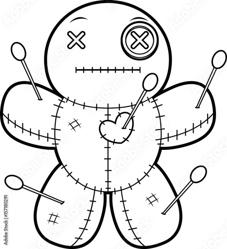 Calm Cartoon Voodoo Doll