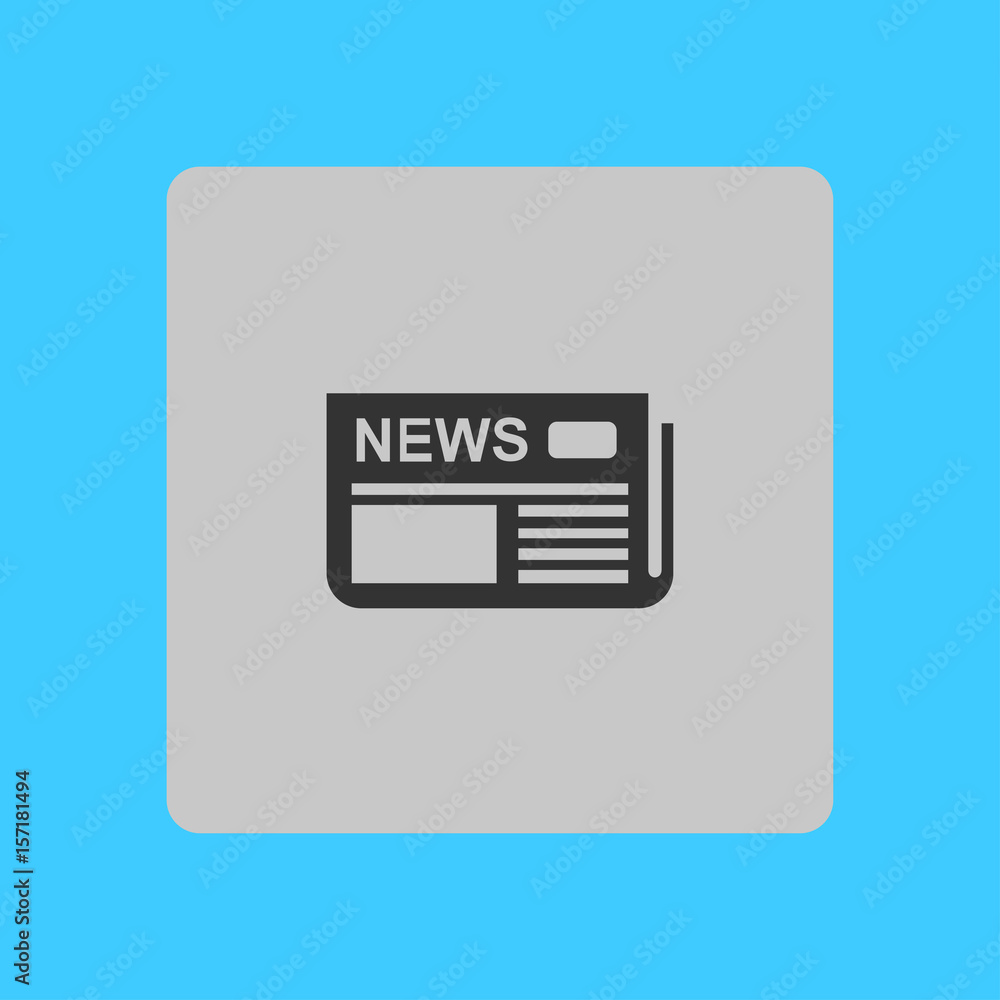 Flat design. Overview of news media, the first news page. Flat design. Overview of news media, the first news page.
