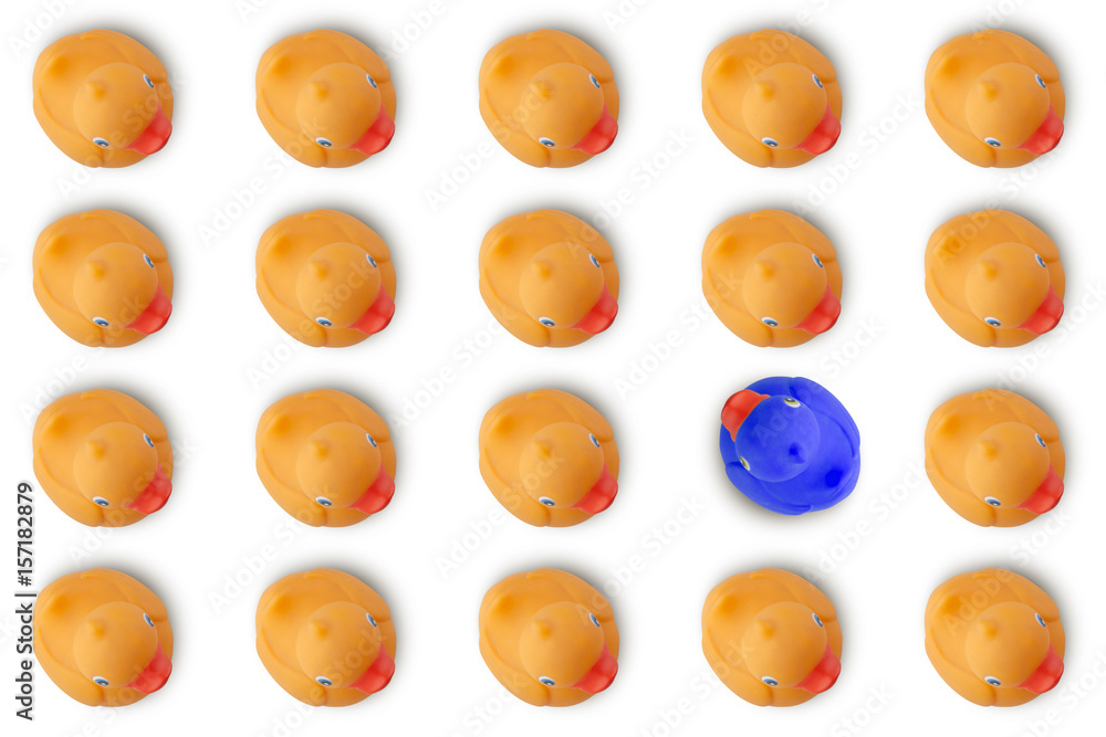 Fototapeta premium Leadership, Think different concept