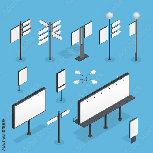 Billboard Isometric Set