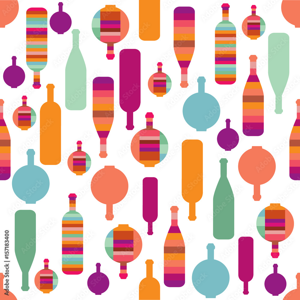 Bottle pattern. Alcohol drink design wallpaper. Bottle pattern. Alcohol drink design wallpaper.