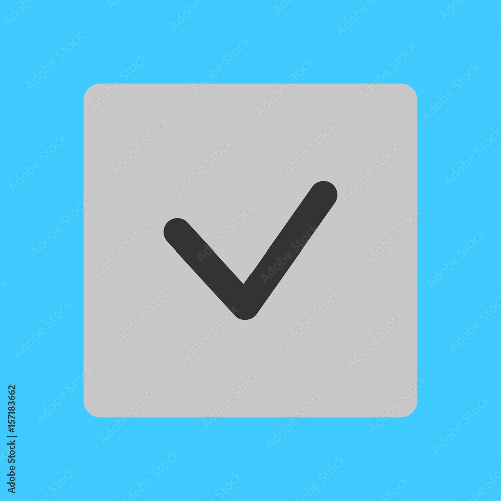 Yes icon, vector illustration. Flat design style. Yes icon, vector illustration. Flat design style.