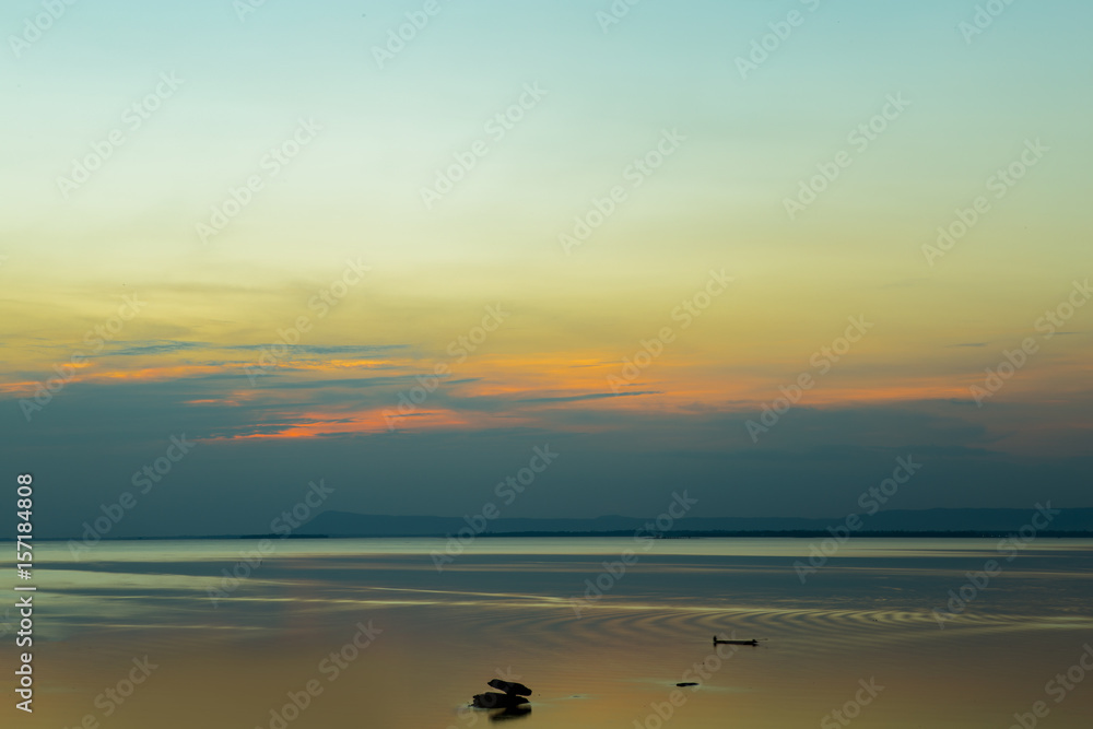 Fototapeta premium The last light of the day.