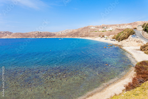 Mykonos island beach  Greece