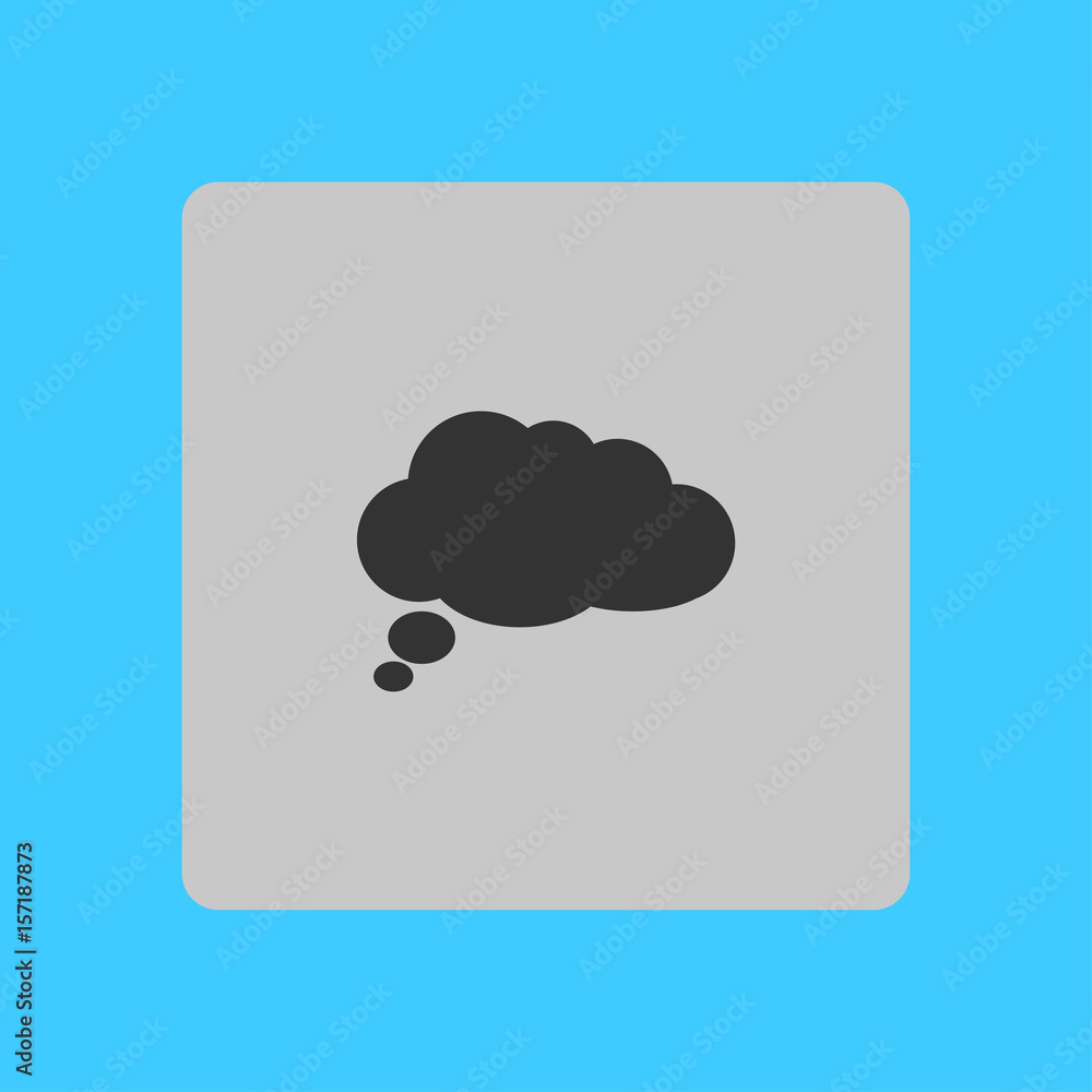 Chat Flat Icon.Badge discussion, dialogue, correspondence character.