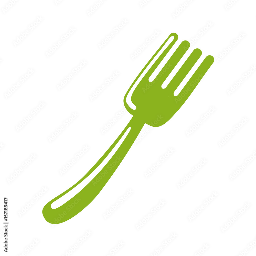 fork icon over white background. vector illustration fork icon over white background. vector illustration