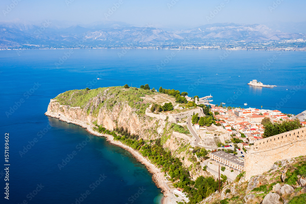 Nafplio aerial view, Greece