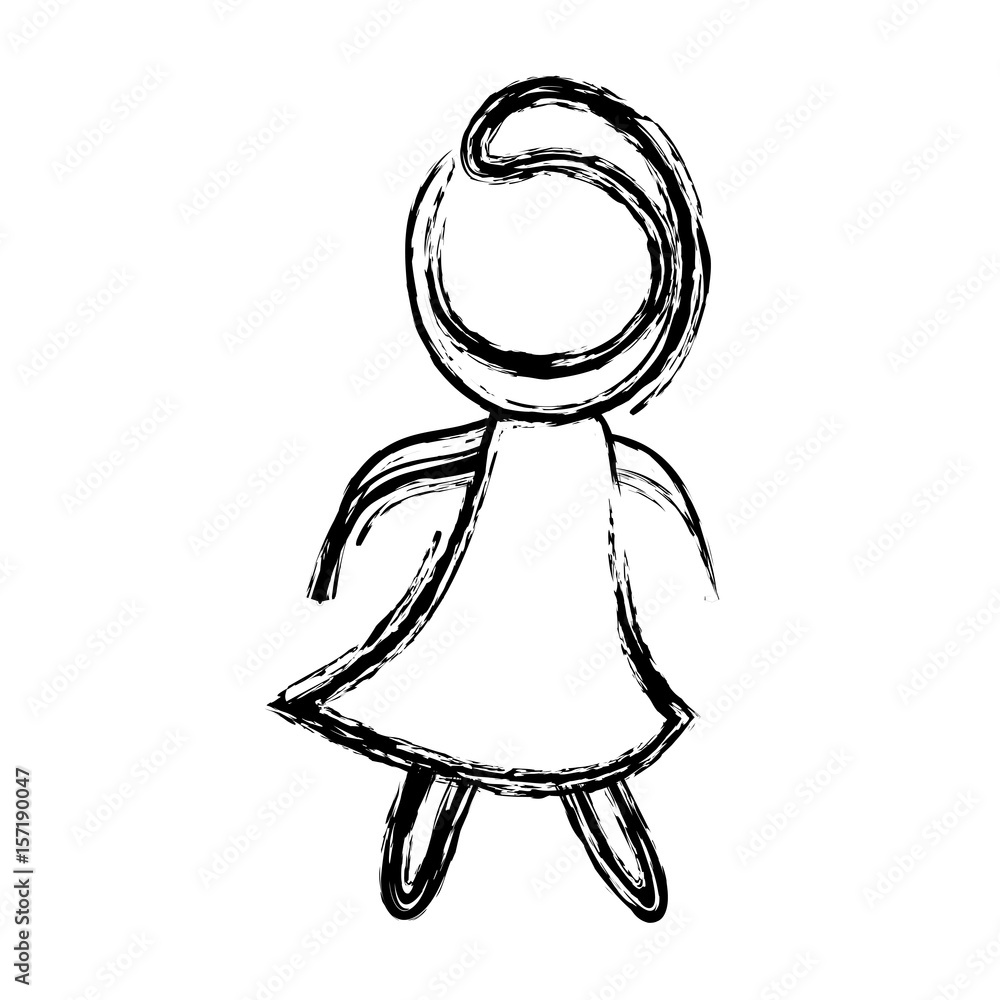 figure of woman icon over white background. vector illustration figure of woman icon over white background. vector illustration