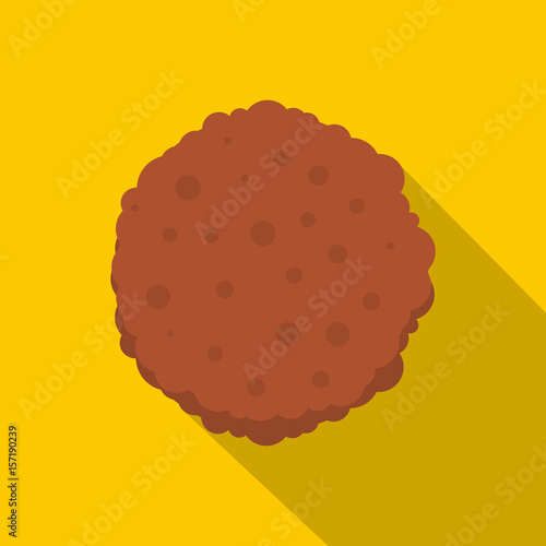 Cutlets icon, flat style
