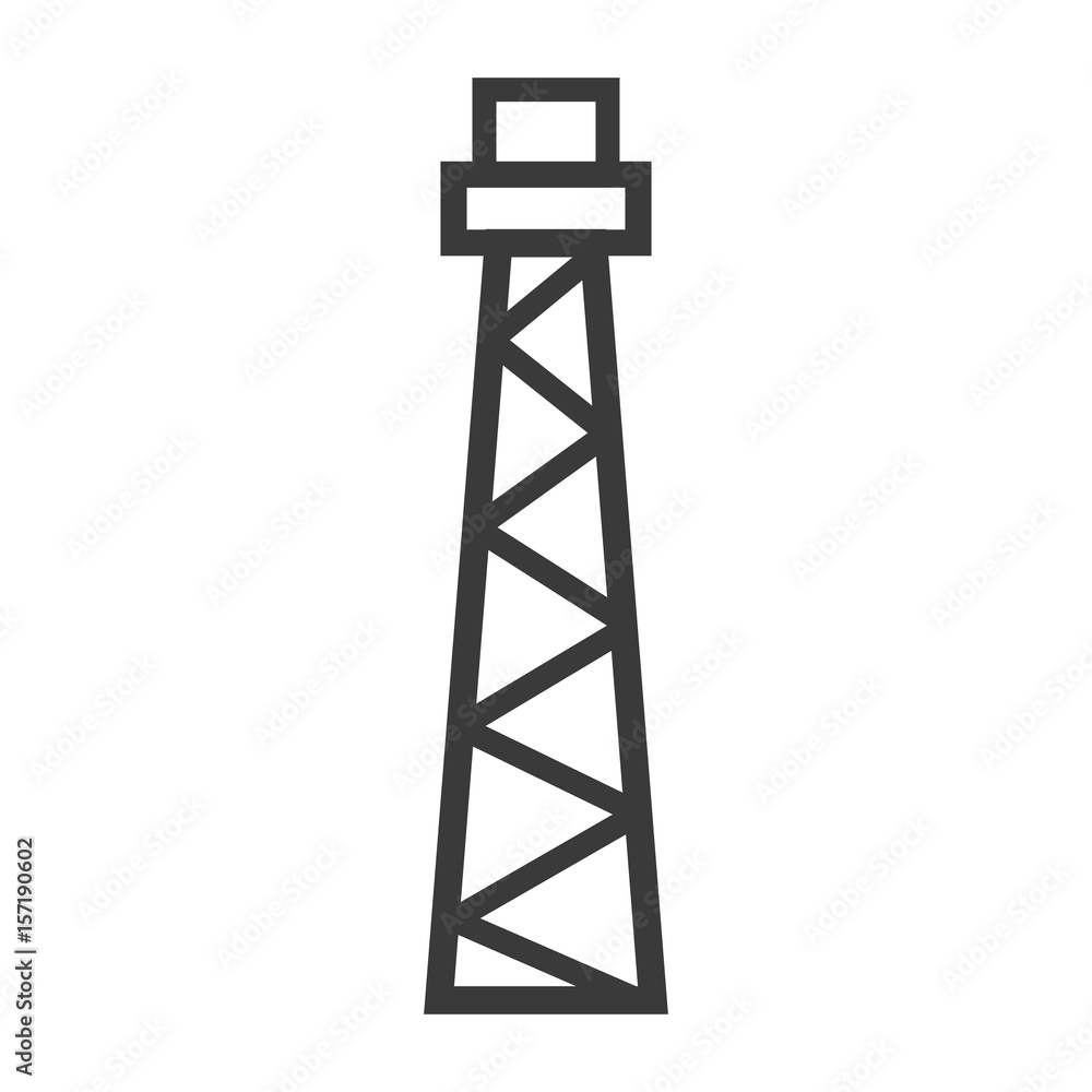 electric tower icon over white background. vector illustration electric tower icon over white background. vector illustration