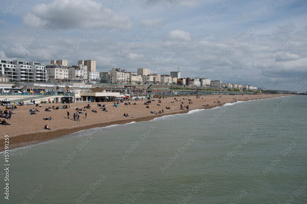 Brighton beach landscape
