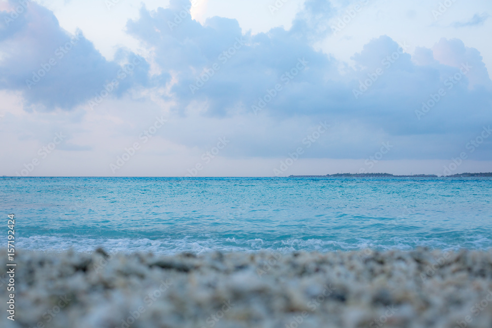 Obraz premium mer bleu