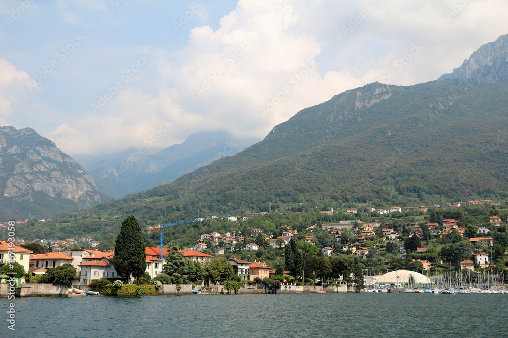 Mandello del Lario on Lake Como, Lombardy Italy