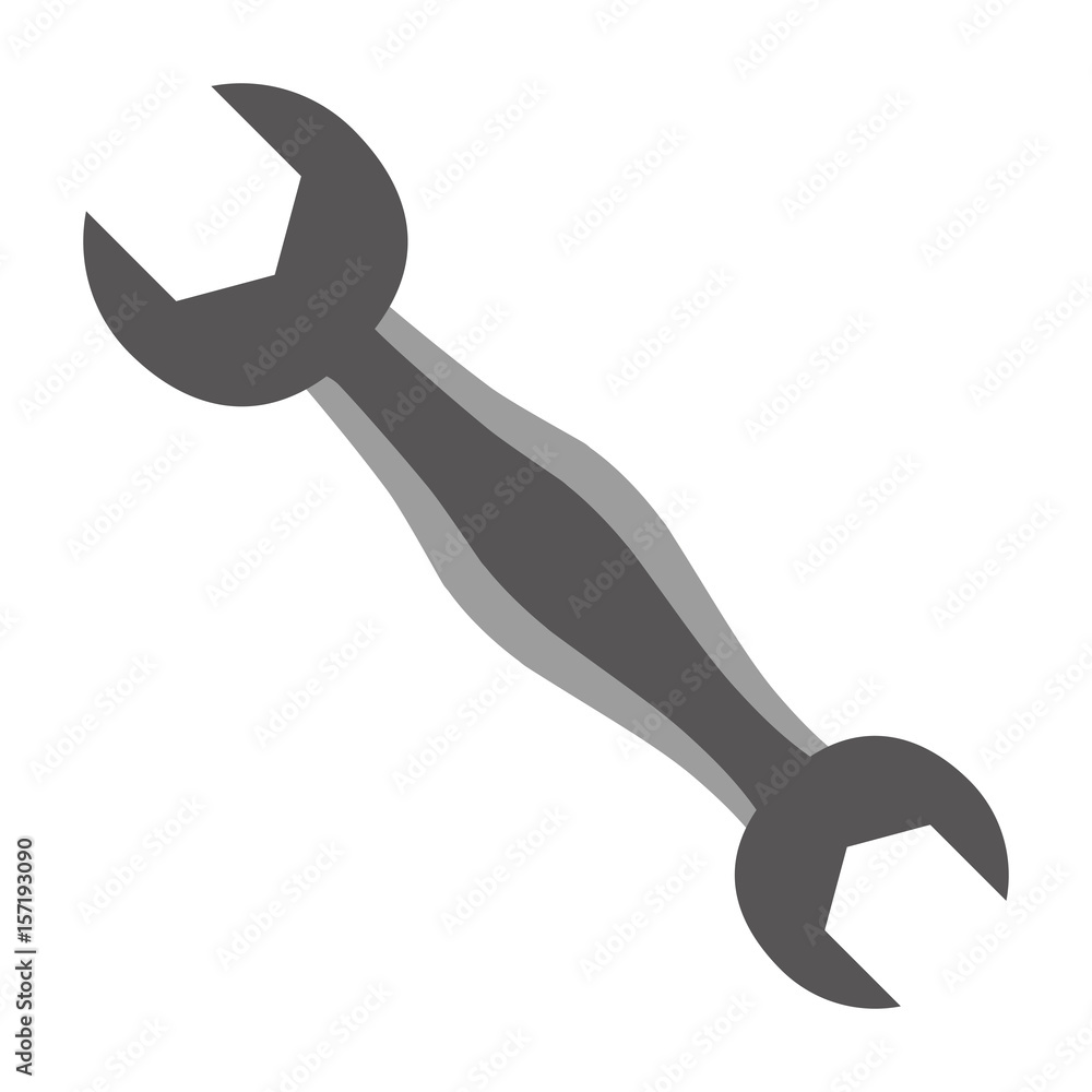 wrench icon over white background repair tool concept. vector illustration wrench icon over white background repair tool concept. vector illustration