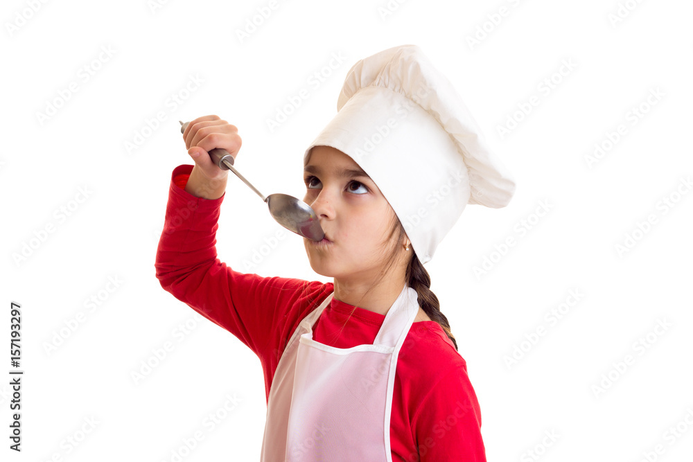 Little girl cooking Little girl cooking