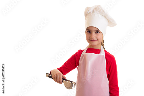 Little girl cooking 