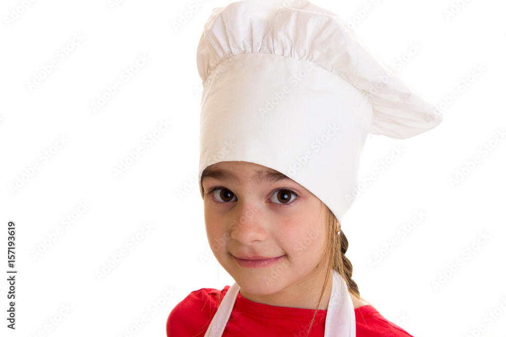 Little girl cooking 