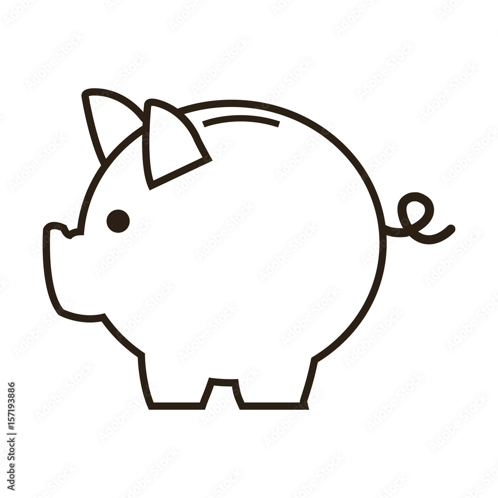 business piggy bank money safety vector illustration business piggy bank money safety vector illustration