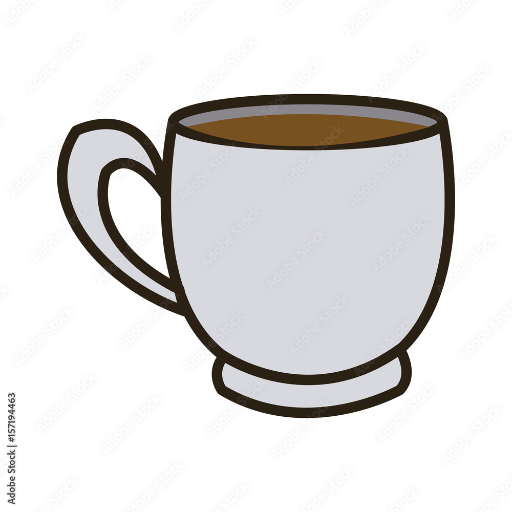 cartoon coffee cup beverage fresh icon vector illustration cartoon coffee cup beverage fresh icon vector illustration