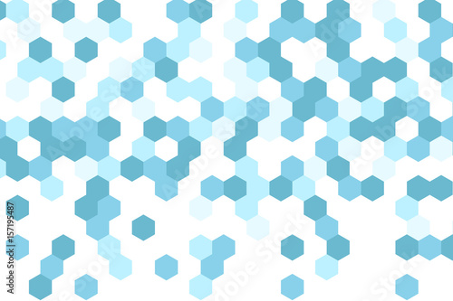 hexahedron abstract background