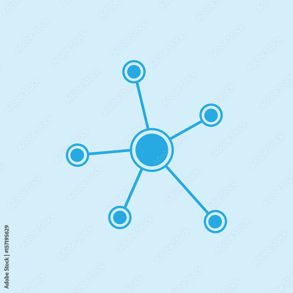Social network single icon. Global technology. The network of social connections in the business. Social network single icon. Global technology. The network of social connections in the business.