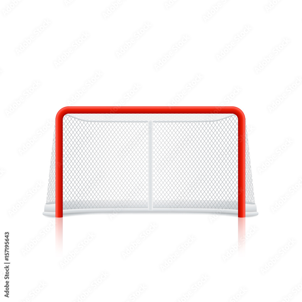 Fototapeta premium red hockey goal