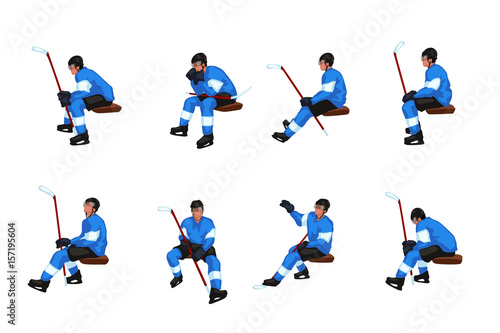 hockey sit set