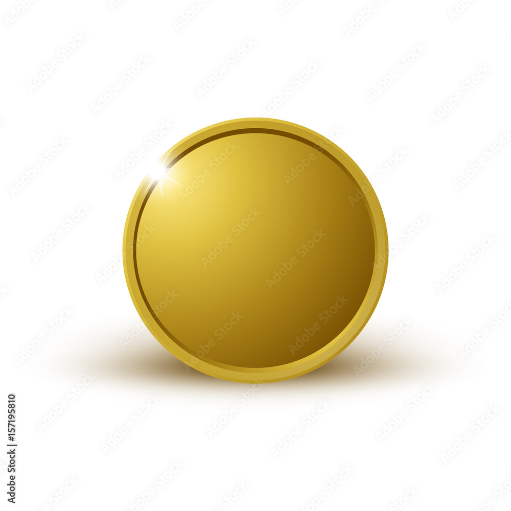 Coin on background isolated object abstract