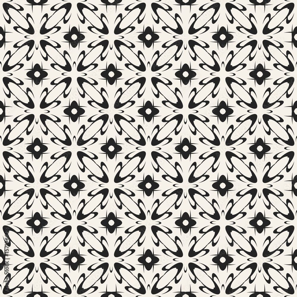 Abstract concept vector monochrome geometric pattern. Black and white minimal background. Creative illustration template. Seamless stylish texture. For wallpaper, surface, web design, textile, decor. Abstract concept vector monochrome geometric pattern. Black and white minimal background. Creative illustration template. Seamless stylish texture. For wallpaper, surface, web design, textile, decor.