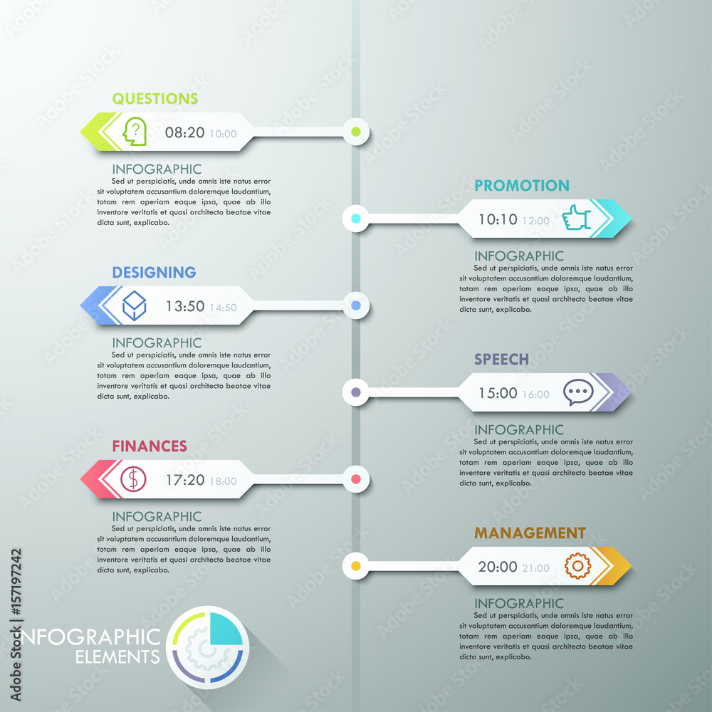 Modern infographics options banner. Modern infographics options banner.