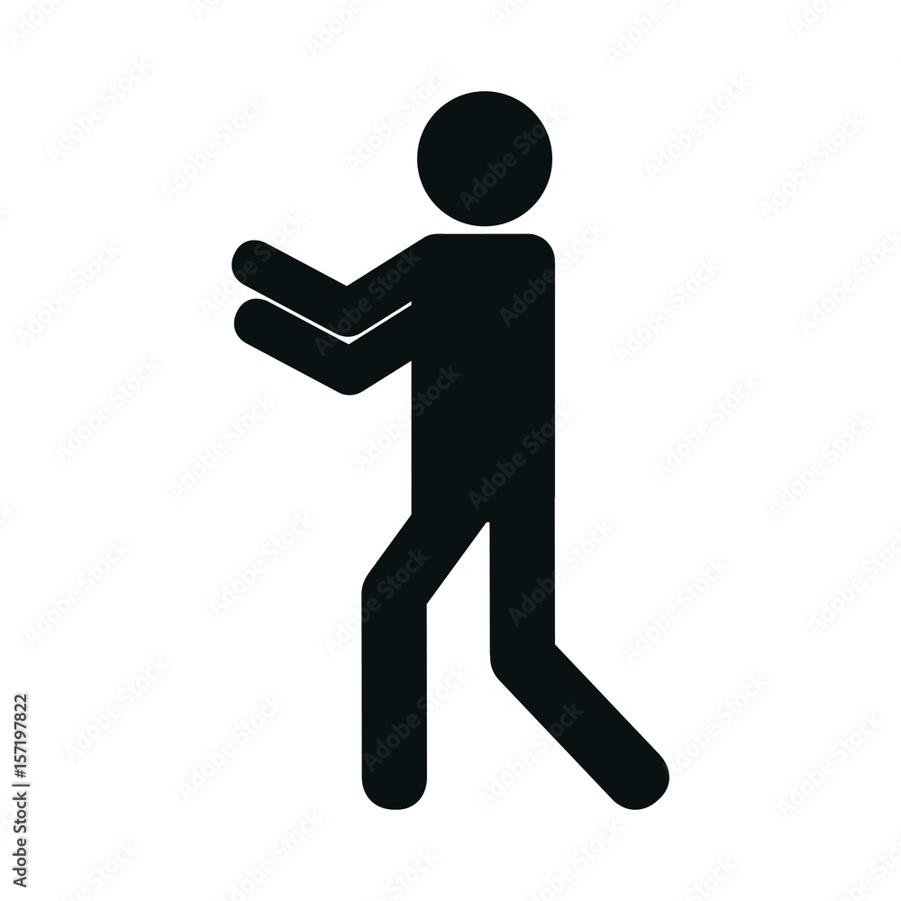 pictogram man icon over white background. vector illustration pictogram man icon over white background. vector illustration