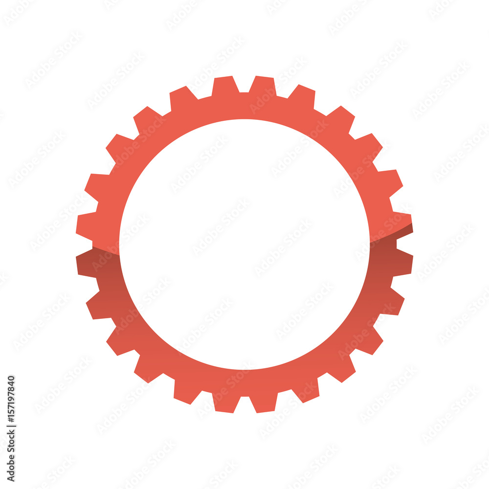 bike gear icon over white background. vector illustration bike gear icon over white background. vector illustration