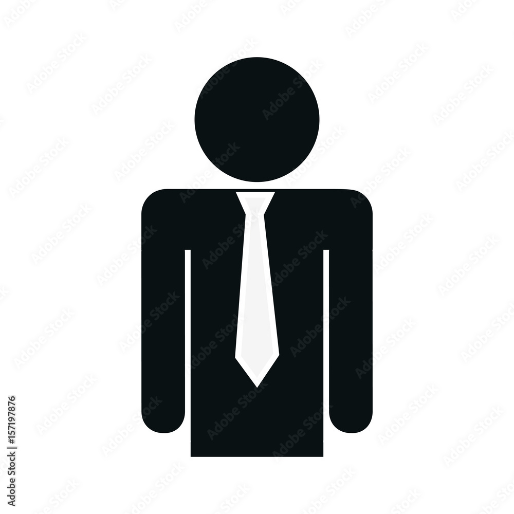 pictogram businessman icon over white background. vector illustration pictogram businessman icon over white background. vector illustration