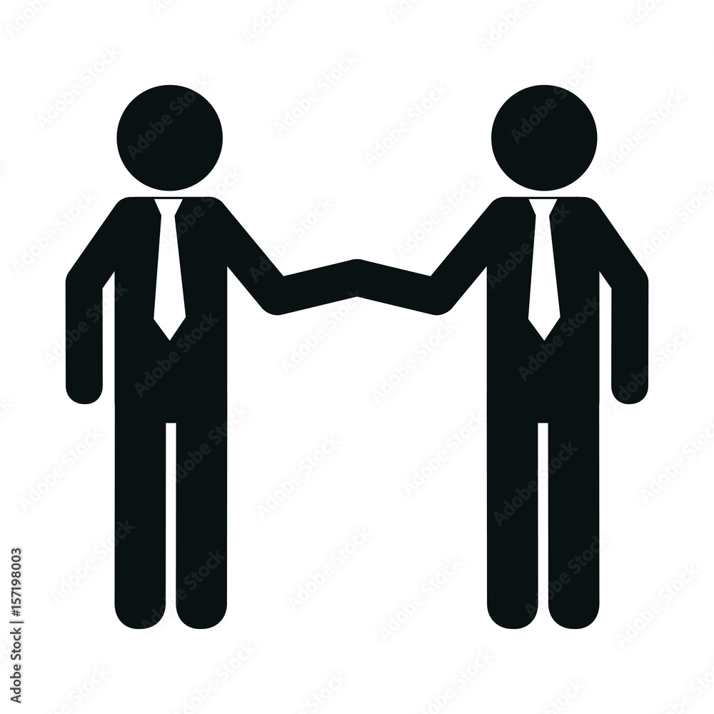 pictogram men icon over white background. teamwork concept. vector illustration pictogram men icon over white background. teamwork concept. vector illustration