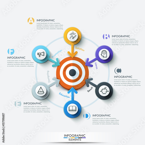 Business target marketing concept