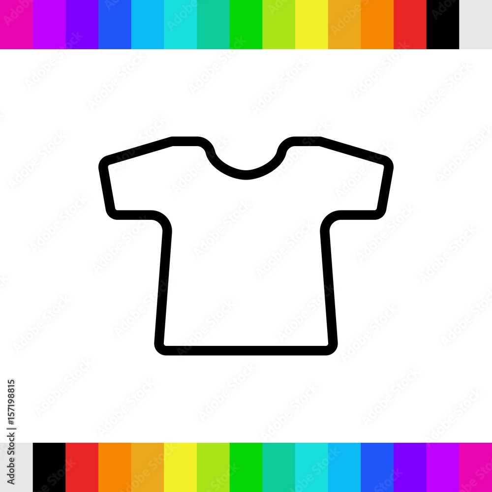 t-shirt icon stock vector illustration flat design t-shirt icon stock vector illustration flat design