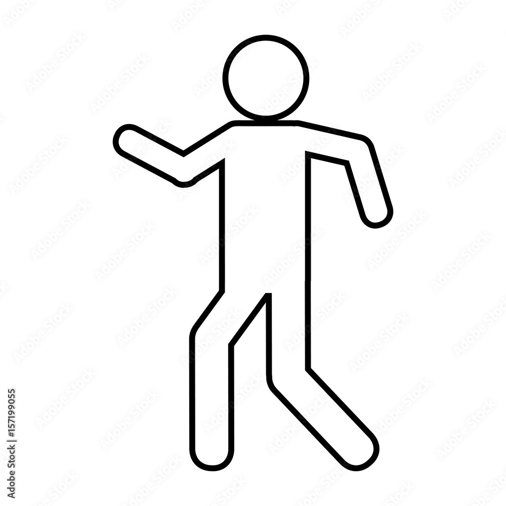 pictogram man icon over white background. vector illustration pictogram man icon over white background. vector illustration