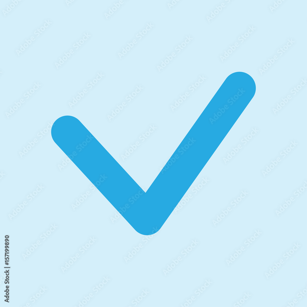 Yes icon, vector illustration. Flat design style. Yes icon, vector illustration. Flat design style.