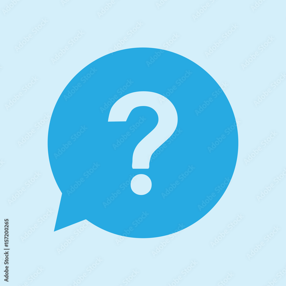Question mark sign icon. Help symbol. FAQ sign. Flat design style. Question mark sign icon. Help symbol. FAQ sign. Flat design style.