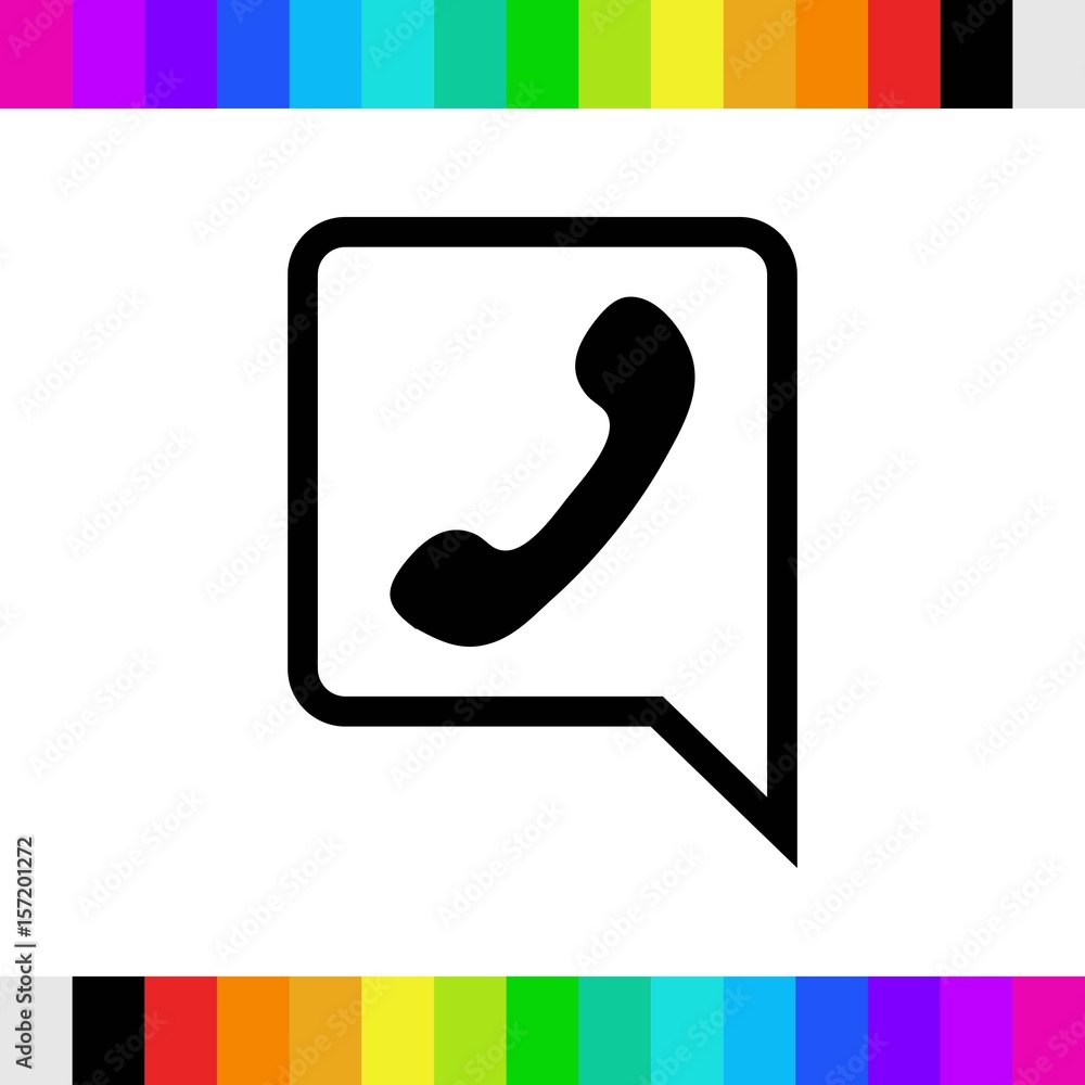 phone icon stock vector illustration flat design phone icon stock vector illustration flat design