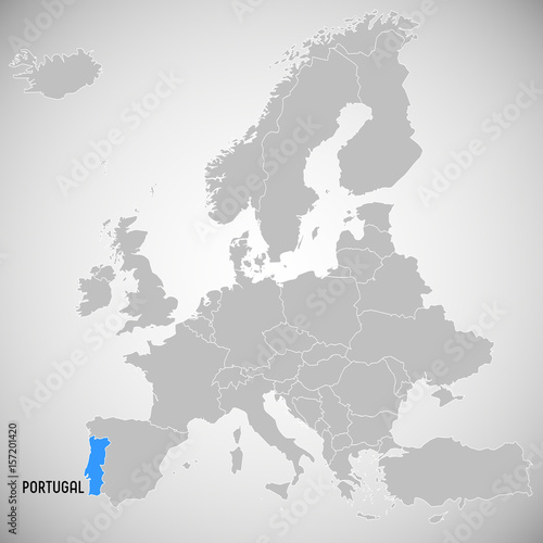 Portugal - map