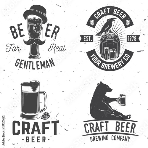 Vintage design for bar, pub and restaurant business.