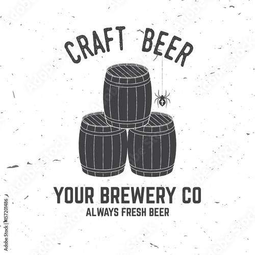 Vintage design for bar, pub and restaurant business.