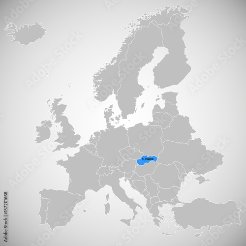 Slovakia - map