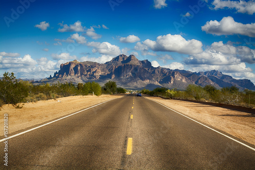 Road to Superstition Mountain photo