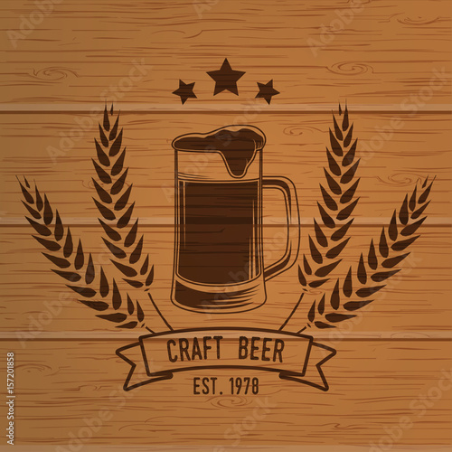 Vintage design for bar, pub and restaurant business.