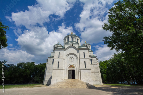 Oplenac Mausoleum in Topola, Serbia. This church host the remains of the Yugoslav kings of the Karadjordjevic dynasty.