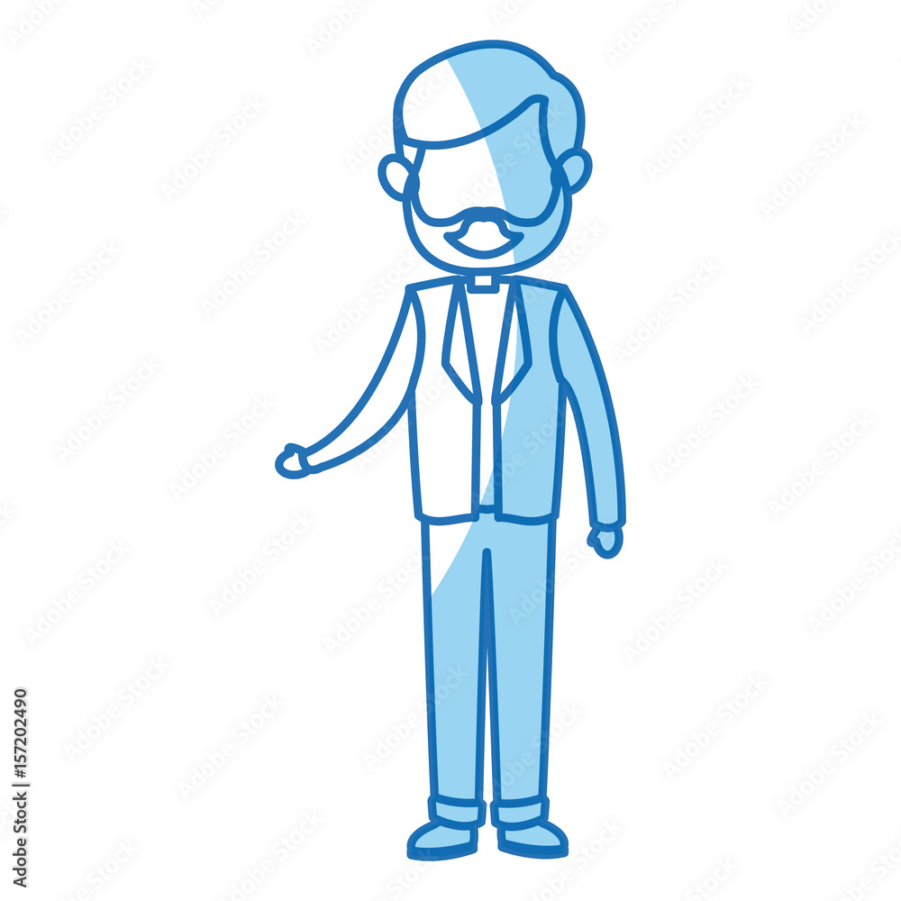 father dad male member of family vector illustration