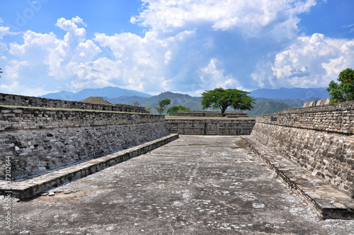 Mayan Ruins of the pre-hispanic (pre-Colombian) town Mixco Viejo, Guatemala